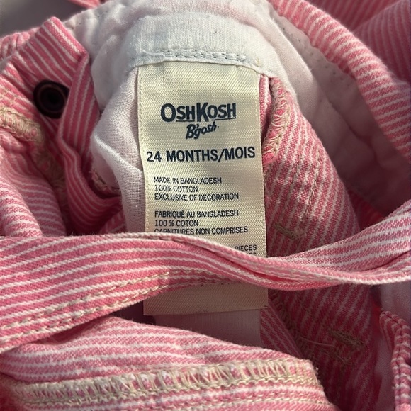 OshKosh B'gosh - denim shortalls. Size 9 months - Picture 6 of 6